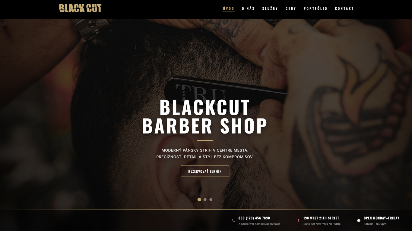 Landing Page layout