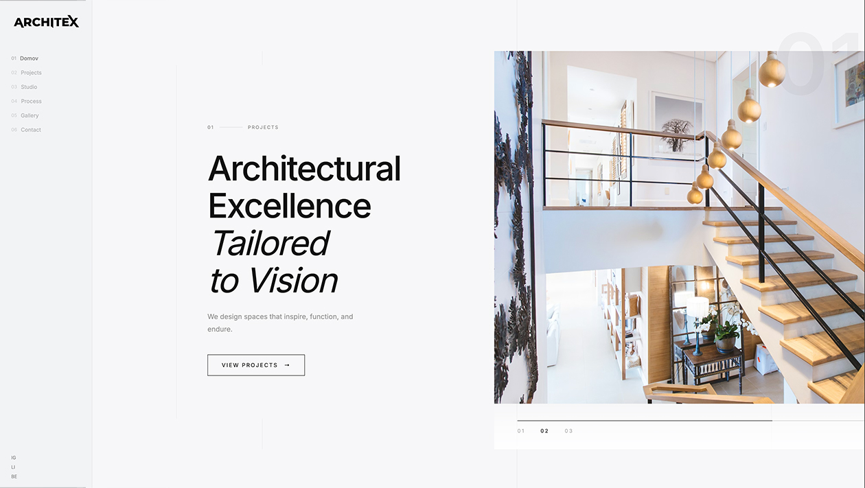 Landing Page layout