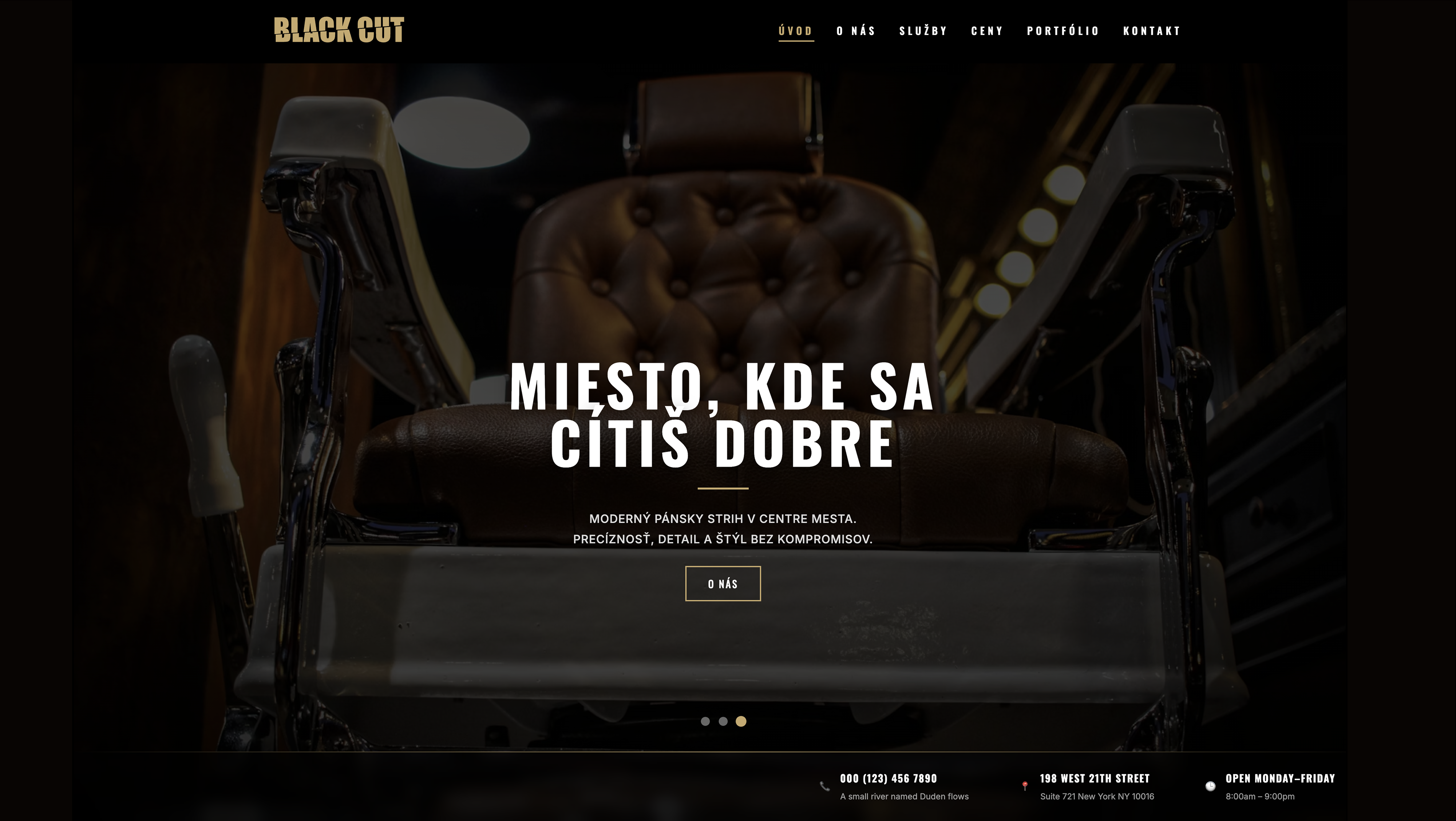 Landing Page layout