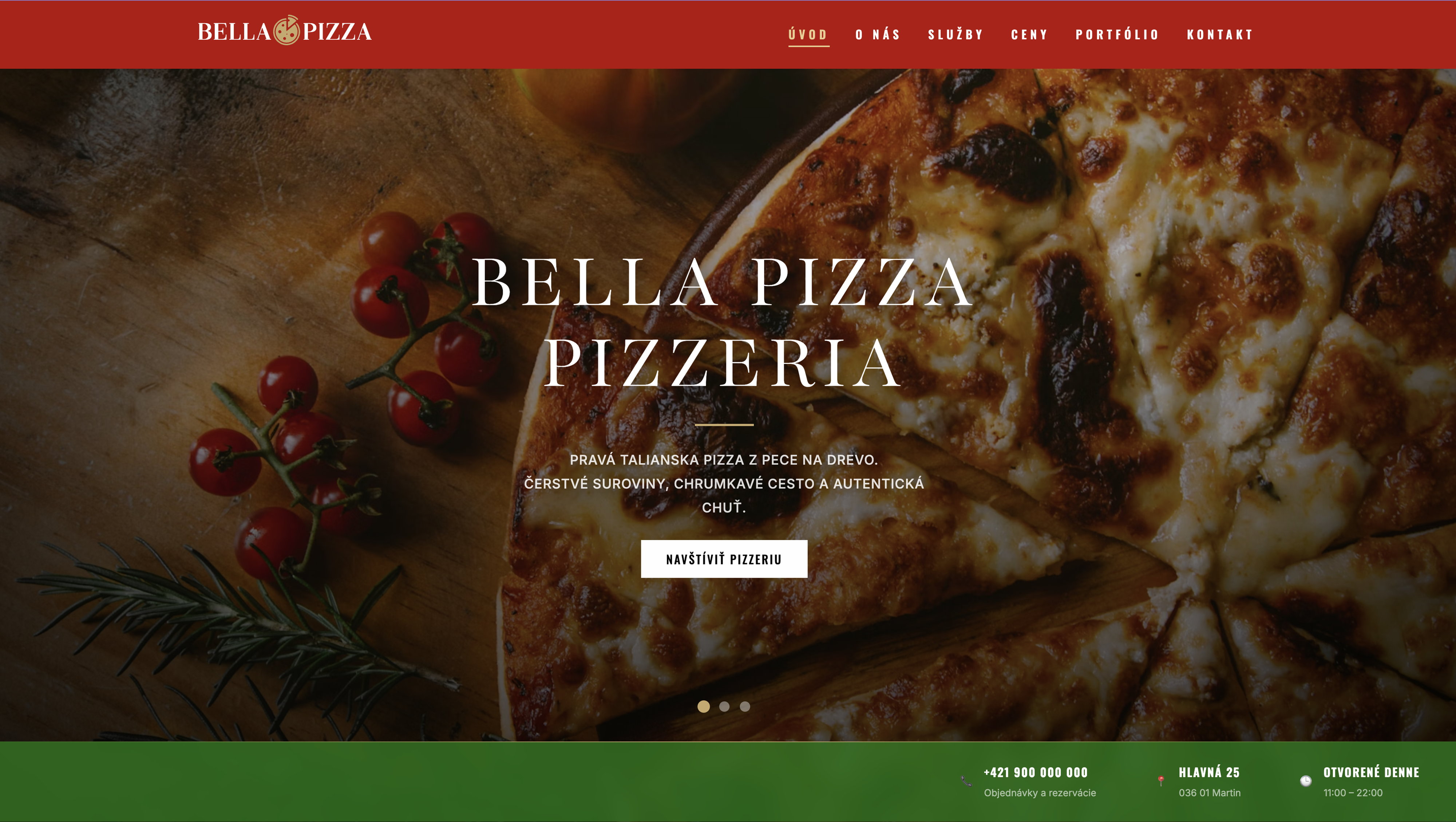 Landing Page layout
