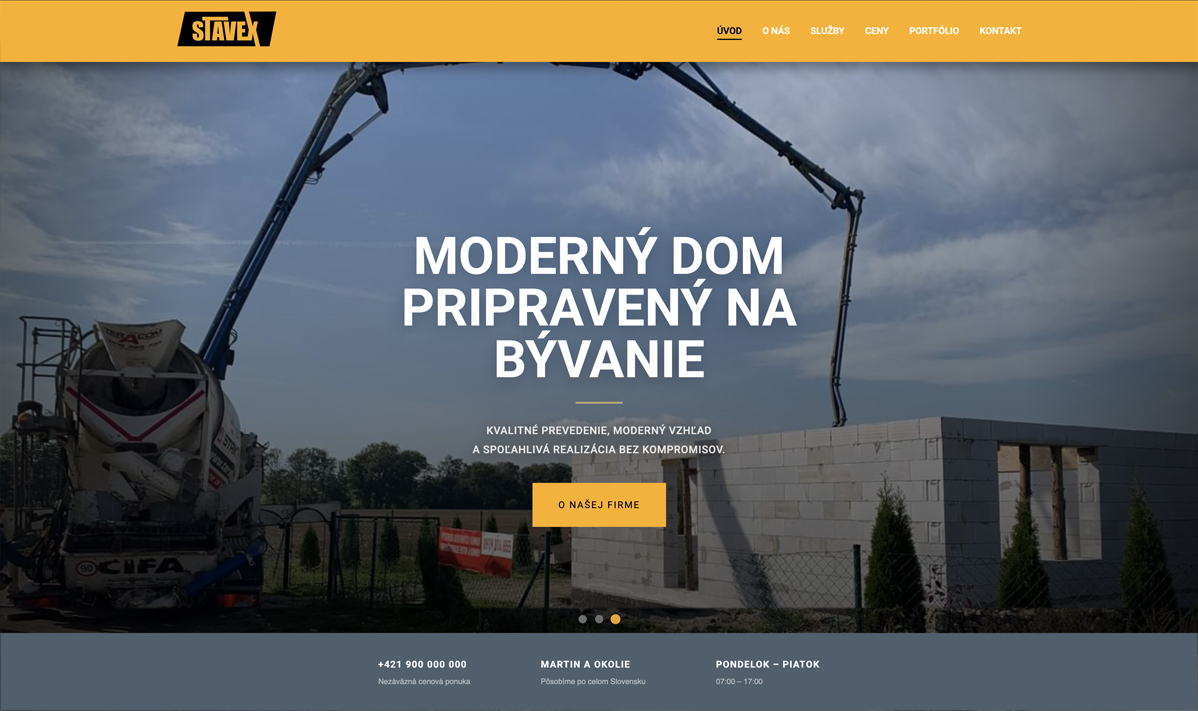 Landing Page layout